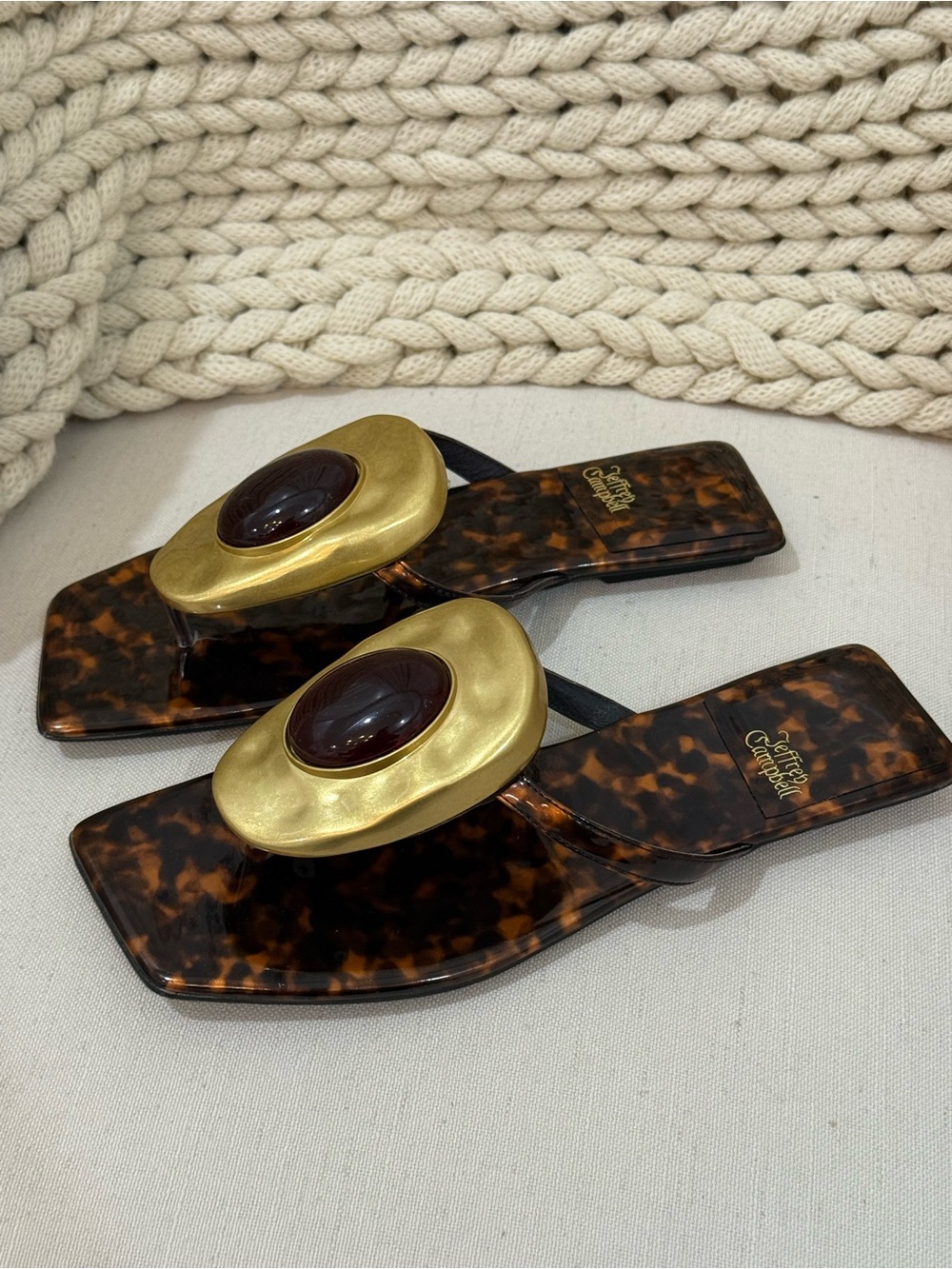 Jeffrey Campbell Bazaar Flip-Flop Sandals - Picture 5 of 7